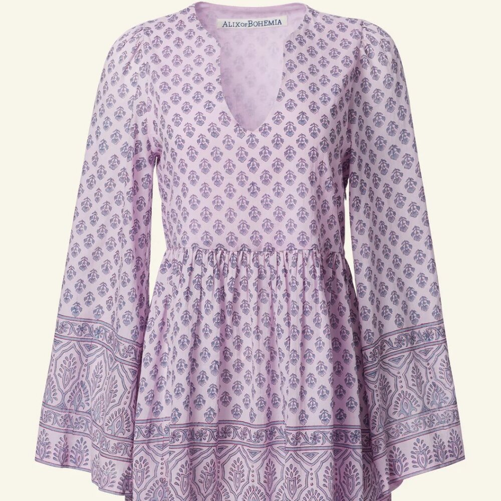 AoB Silvie Lilac Bhutti Dress